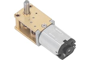 Geared Motor, Brushed DC Motor with All Metal Gear High Temperature Strong Output Power, for Intelligent Automobile Robot Ove