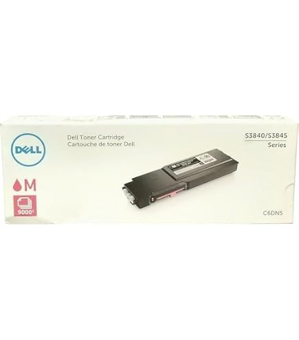 SAIDING 4-Pack Remanufactured Toner Cartridges For Dell S3840 S3845 Printers - High Yield