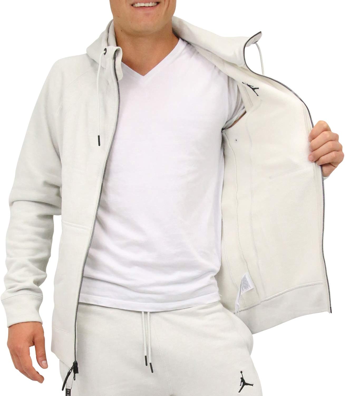 light bone jordan hoodie