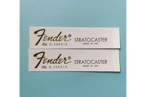 Suitable For Fender Electric Guitar & Bass Head Stickers - American Made Old ST Model Logo Water Transfer Stickers - Trademar