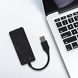 ASHATA USB 2.0 to Dual Port RJ11 Ethernet Adapter 56k Fax Modem Win 7/10 view 9
