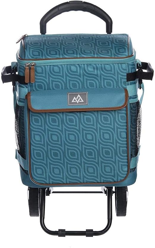 insulated rolling tote