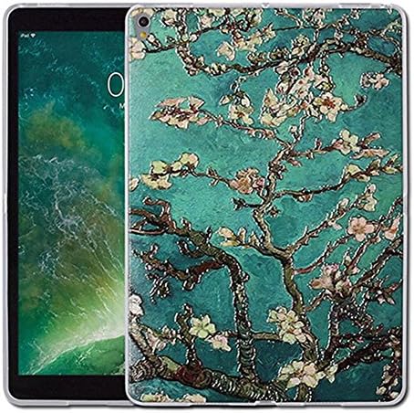 iPad Pro 10.5 Case, KHKJ Pattern Design [Clear Bumper] [Anti-Scratch] Soft TPU Skin Back Cover For Apple iPad Pro 10.5 inch (Style:02)