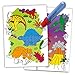 Galt Toys, Water Magic Dinosaurs, Re-usable Colouring Book
