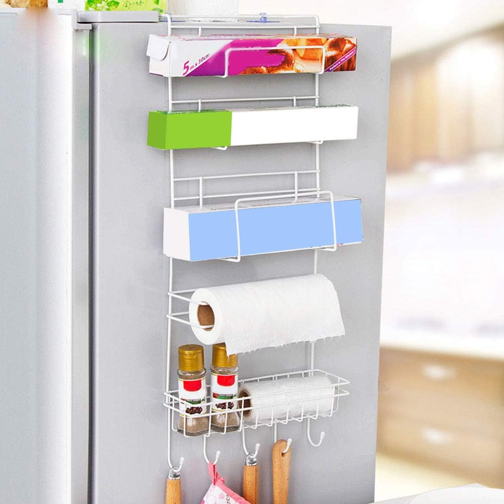 Refrigerator Rack Side Shelf, Sidewall Holder Multifunctional Kitchen