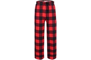 Ekouaer Girls Soft Pajamas Pants Cute Print Pattern PJ Bottoms Comfortable Lounge Long Pants with 2 Pockets