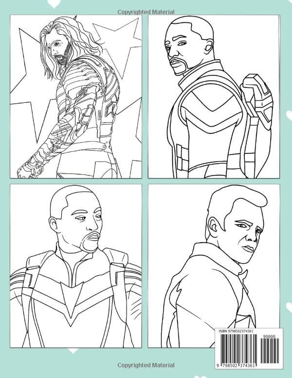 8800 Collection Bucky Barnes Coloring Pages Best