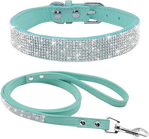 rhinestone dog leash