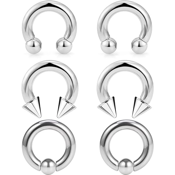 Back Dermal Jewelry 10-Pack Acrylic Dermal Anchor Retainers 14G