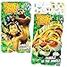 Jungle Book Board Books Set Kids Toddlers -- 2 Books with Bonus Jungle Animals Stickers