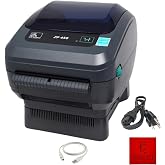 ZP450 Zebra Direct Thermal Label Barcode Printer - USB, Serial &amp; Parallel | Prints 5 ips at 203 DPI, Toner-Free, Compact &amp; Durable, Handles UPS/FedEx/Various Label Types, Plug-and-Play, Cost-Effective