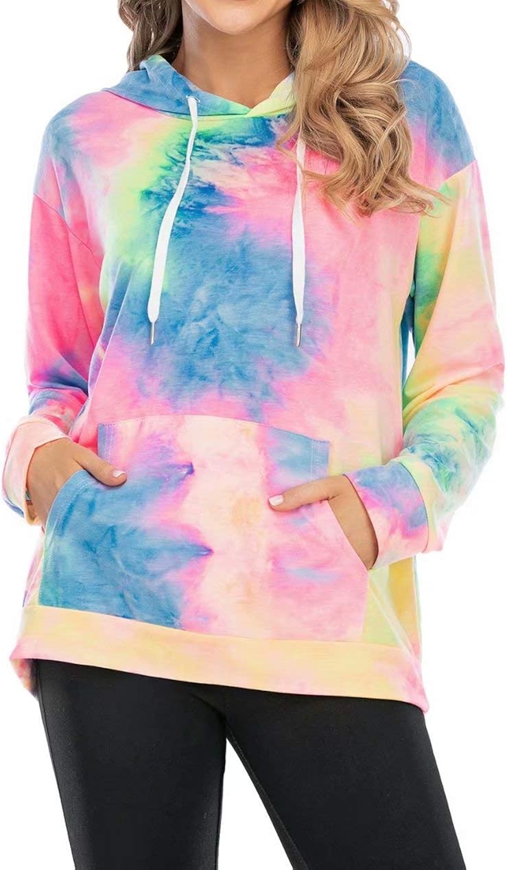 tie dye soft hoodie