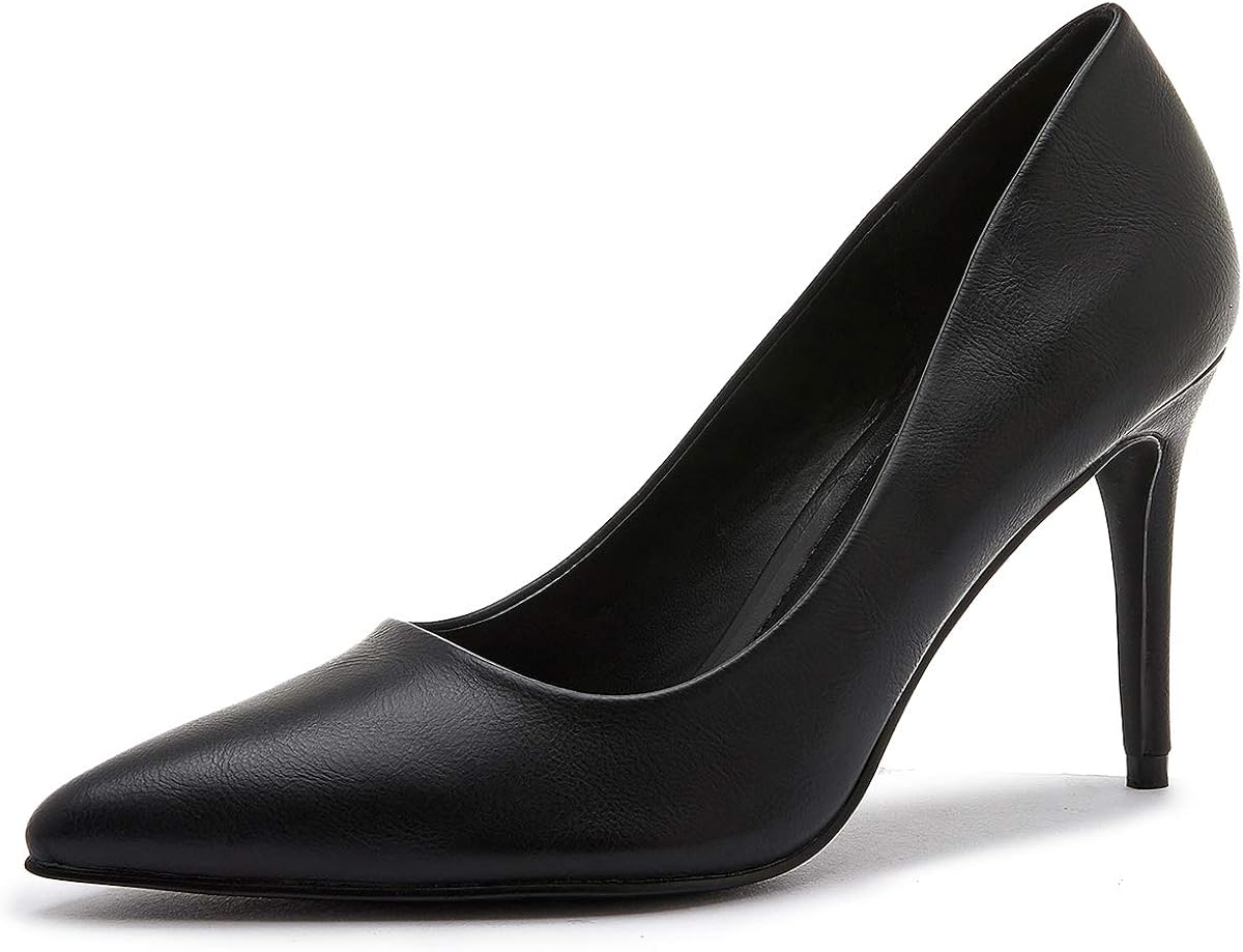 womens black dress pumps