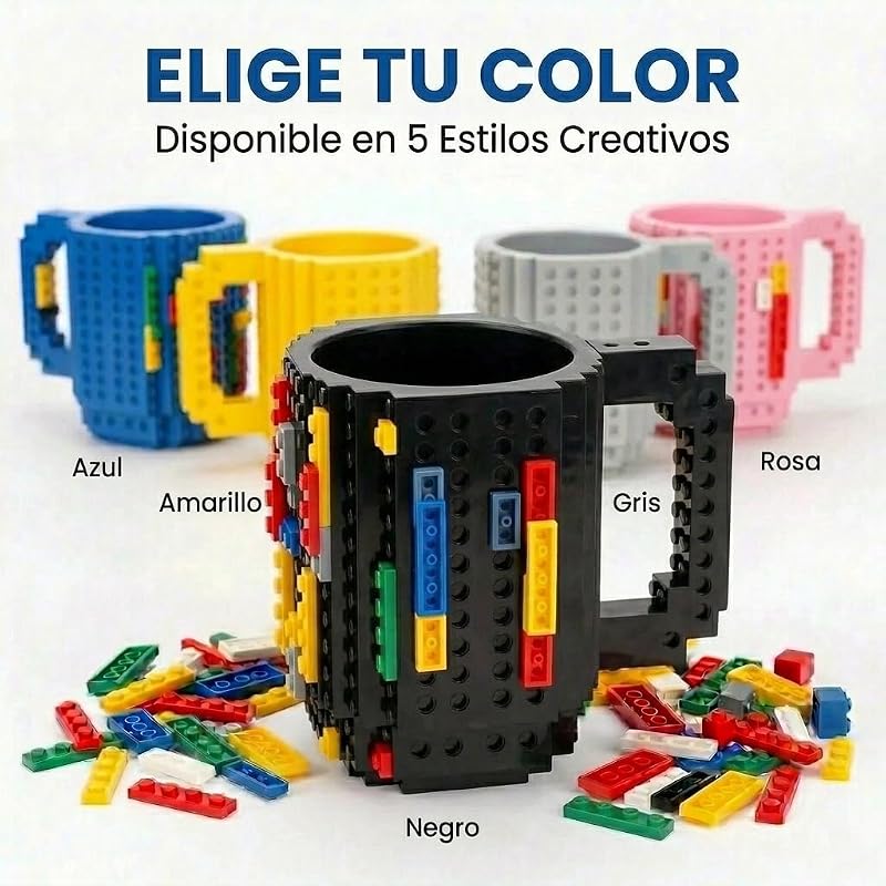 ® Taza Bloques de Construcción 350 ml - DIY Brick
