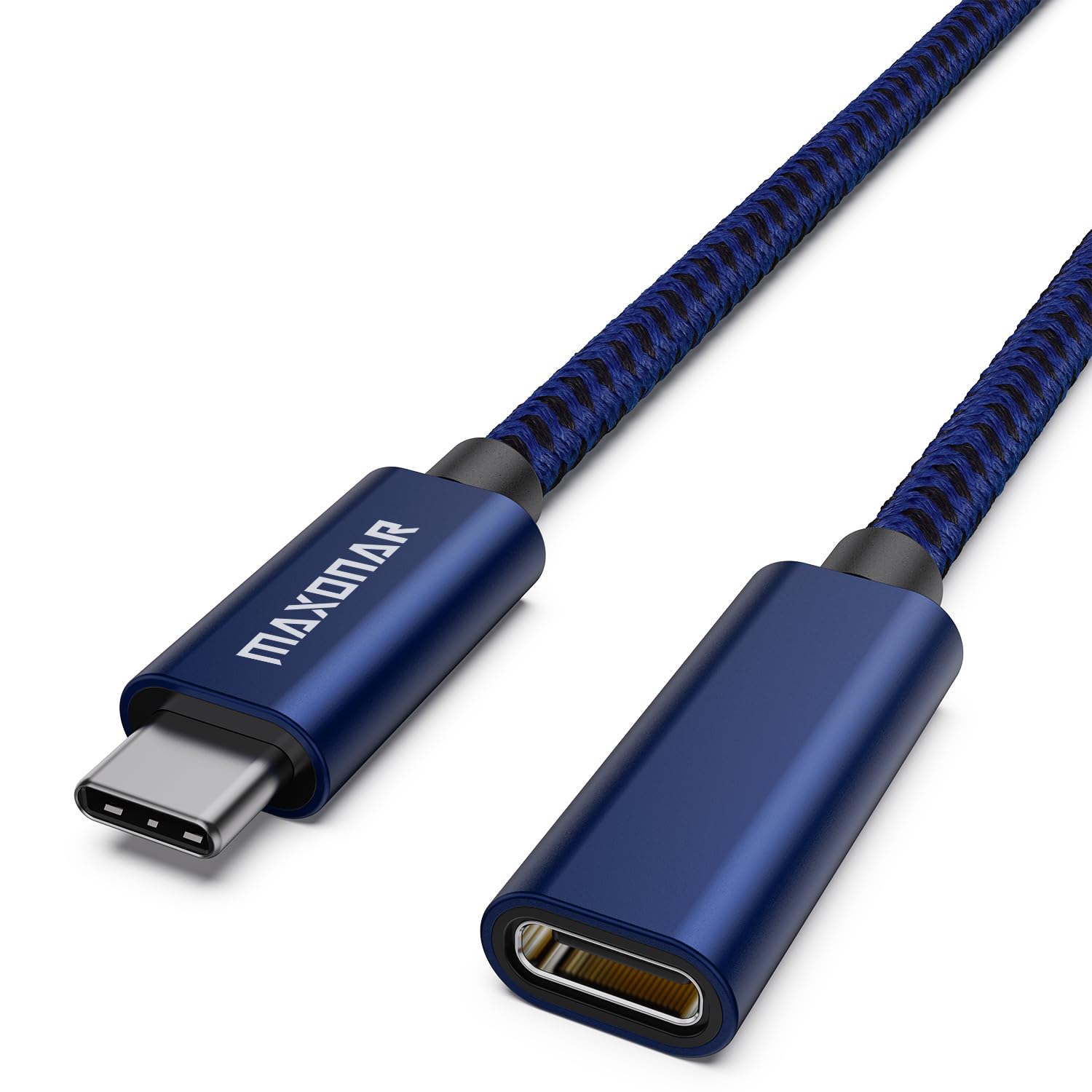 Belker USB C Extension Cable (1.8M/6ft) New Version USB3.2 (5gbps) Type C Male to Female Extension Charging & Sync for PSVR2 MacBook Pro 2022 M2 M1Max Galaxy S23/S22/S21/Note 20 Pixel 7 Dell XPS Blue