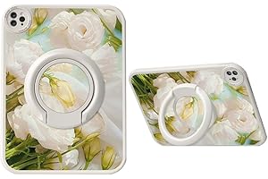 360 Rotatable Case Compatible with iPad mini 5th Generation Mini 4 Mini 5 Case Flower Pattern Floral Illustration Portable Ca