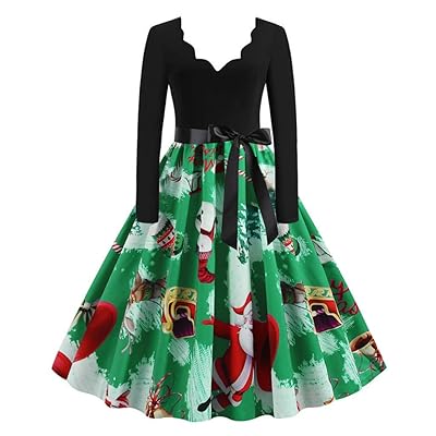 white christmas dresses Red 1950s Christmas Strapless Bow Fur Trim Dress