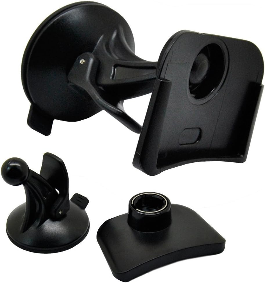 Support à Ventouse Voiture Pour GPS TomTom - Rotatif 360°, Réglable, Compatible Go 1000/1005/LIVE Etc.