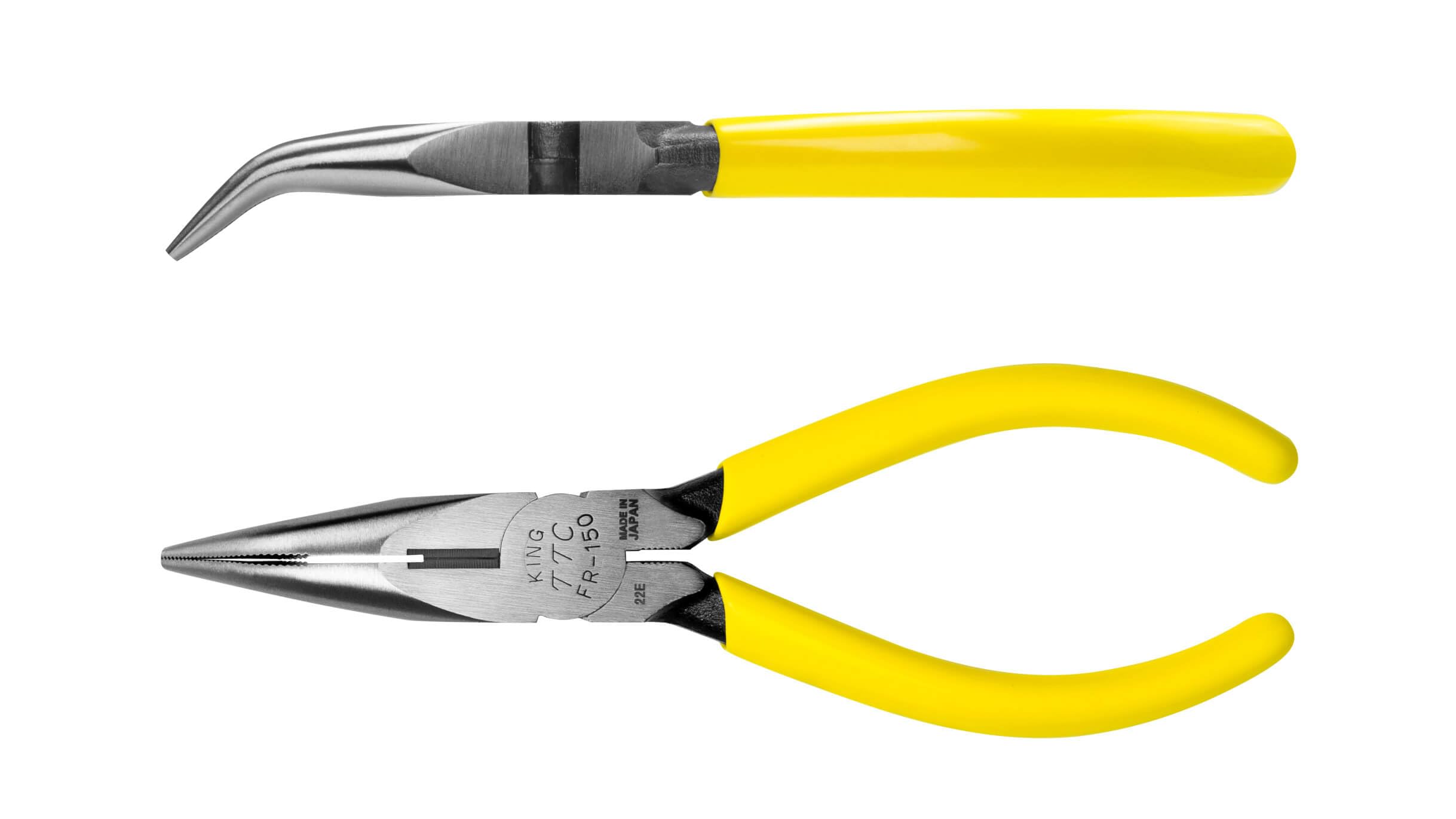 Tsunoda FR-150, Long Nose Pliers Bent-Type 150mm