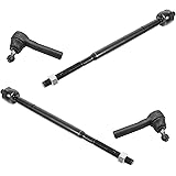 TRQ Front Inner and Outer Tie Rod Set Compatible with 2004-2008 Chrysler Pacifica