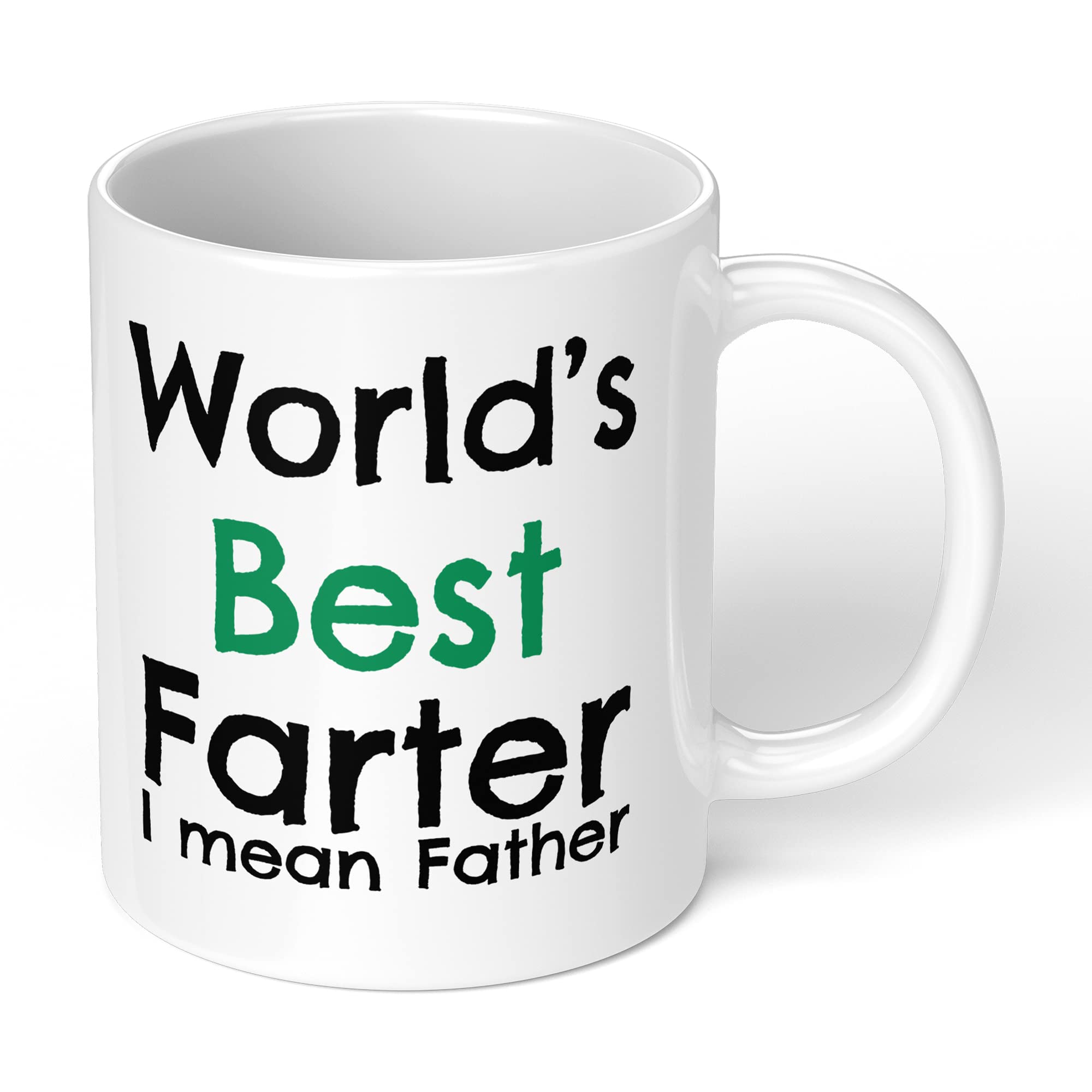 Worlds best farter Mug 11oz ~ mean father ~ Fathers Day Gift ~ Dad Mug ~ Dad Birthday ~ Dad Coffee ~ Gift for Dad ~ first fathers day by the Print Maniacs