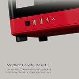 GAMDIAS NESO P1 Dual Chamber Full-Tower EATX Gaming Case 2 Way Setup Type-C Red view 7