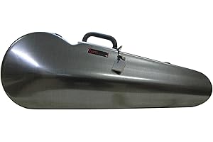 BAM 2002XLC Hightech Contoured Violin Case - Black Carbon Look