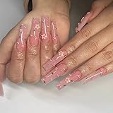 Magrace Press on Nails Long Square Fake Nails