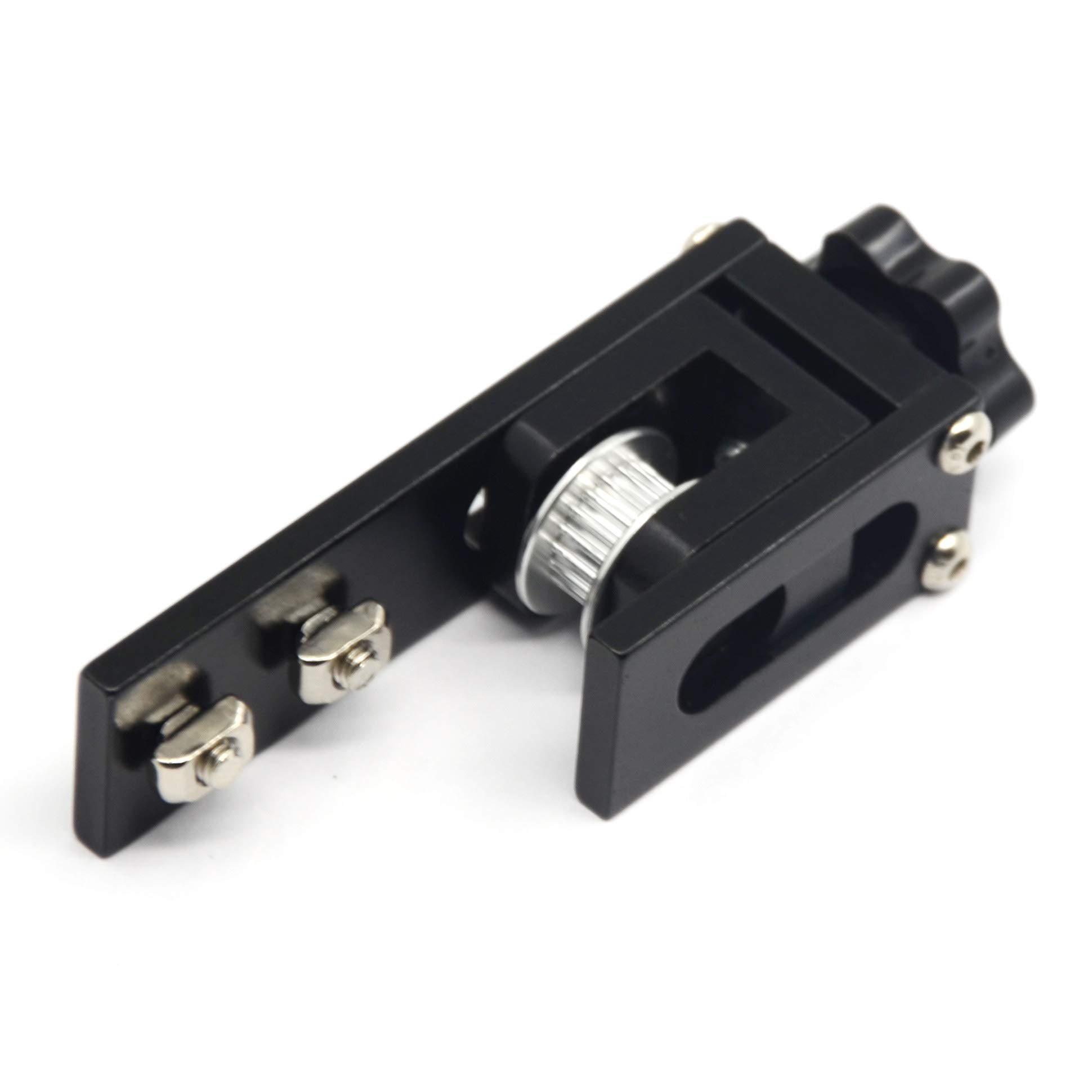 Befenybay Upgrade 2020 Profile X-axis Synchronous Belt Stretch Straighten Tensioner for Creality Ender-3/Ender3 Pro/Ender3 V2/CR-10/ CR-10 V2/ CR-10 V3/CR-20 Pro (2020-1, Black)