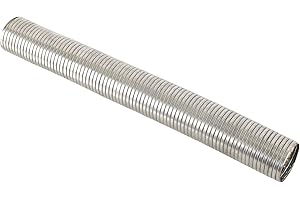 TORDXICS 1.75" [1 3/4"]ID x 16.5" Length Universal stainless steel Exhaust Flex Pipe Flexible Exhaust Tubing