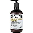 Cab's Moroccan Argan Oil Shampoo - Restorative & Volumizing for Women and Men, Best Gift for Damaged, Dry, Color-treated or Frzzy Hair - Paraben Free / Anti-Aging Hair Care - 16.9 fl oz