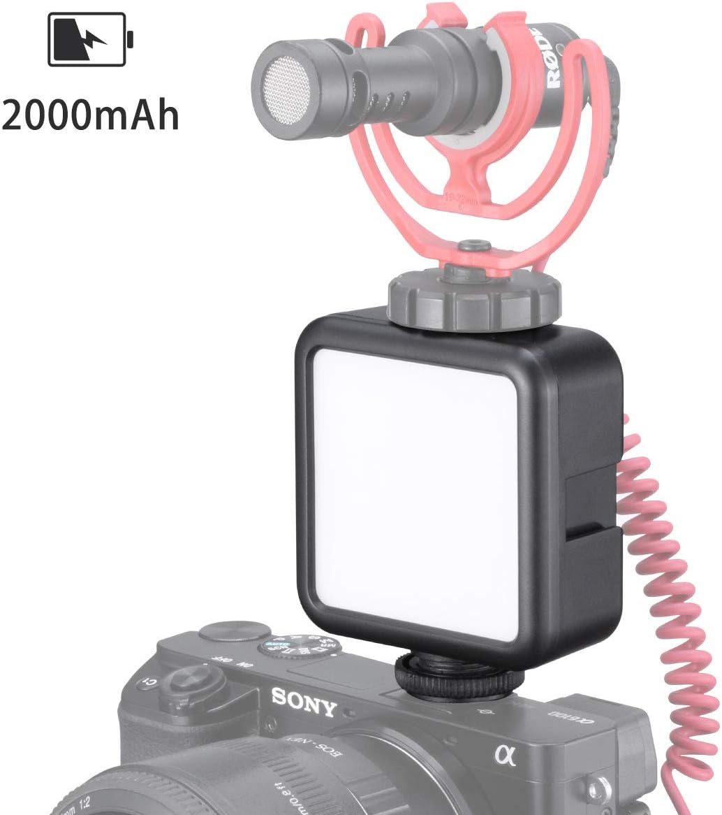ULANZI VL49 Mini LED Lamp for Smartphone and Camera with Adjustable Brightness 5500K CR95+ and 2000mAh Battery - Image 4