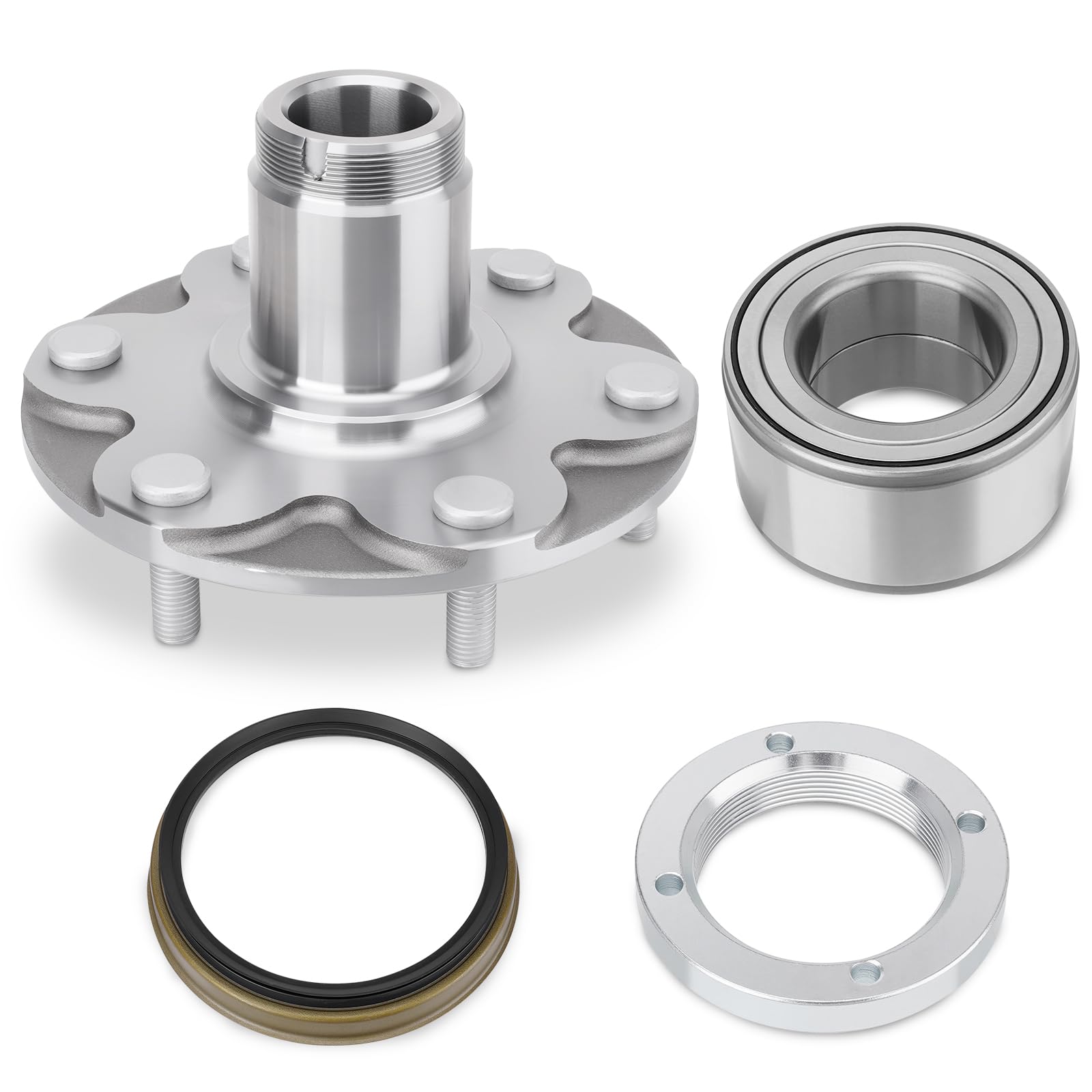 Photo 1 of 2WD Front Wheel Hub Bearing Kit Compatible with Toyota 1996-2001 4Runner, 2001-2007 Sequoia, Compatible with Toyota 2000-2006 Tundra, 1999-2004 Tacoma Prerunner 2.7L 3.4L Replaces# WH5170112W?1 PCS?