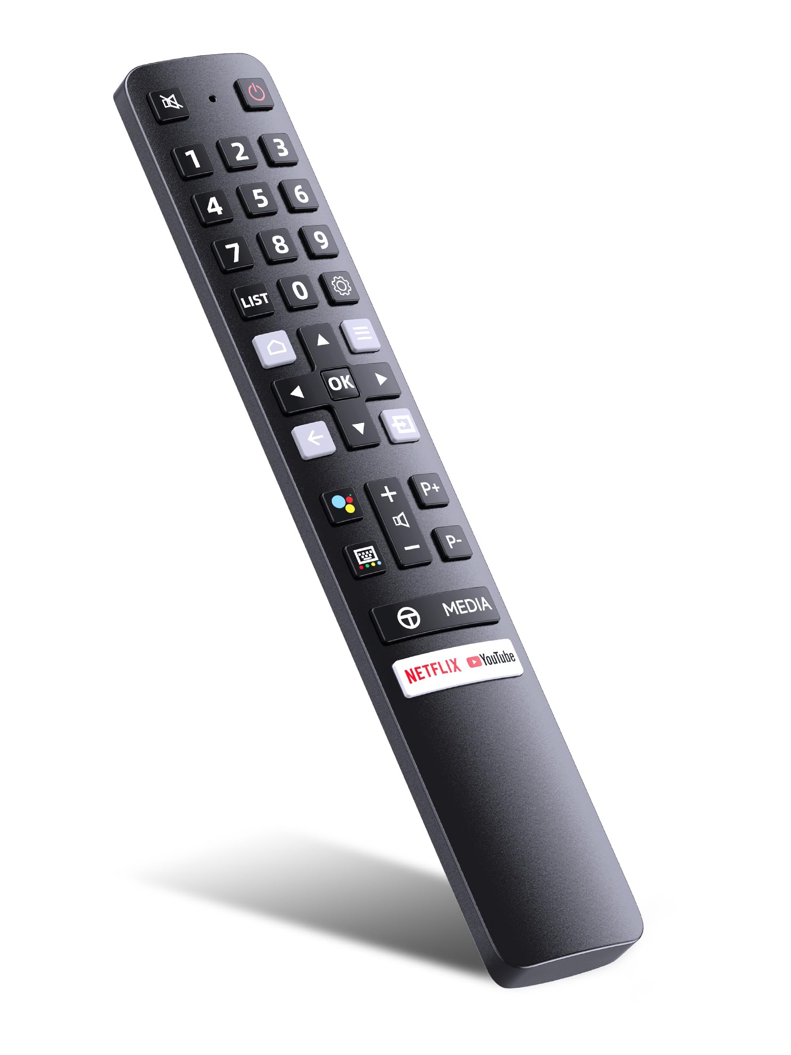 GOUYESHO RC901V FMR1 Remote Control Replace fit for TCL iFFALCON LCD TV 32F510B 43K610B 55K610B 65K610B F510B K610B N8Q3 P618 43P618 50P618 55P618 65P618(No Voice Function)