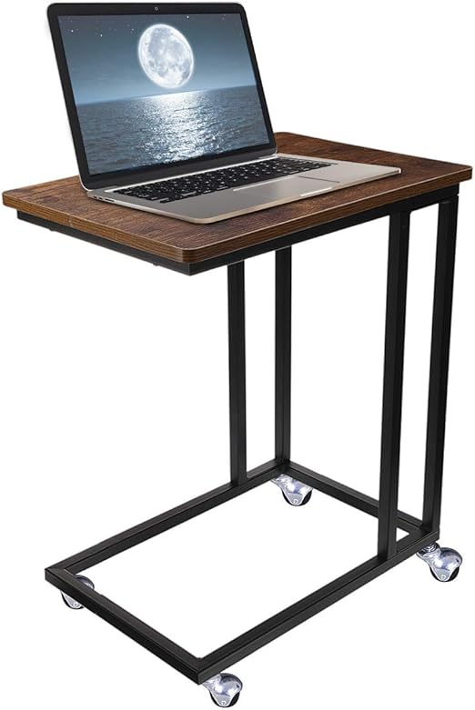 Amazon Com Kingso Mobile Side Table Sofa Couch Table For Coffee
