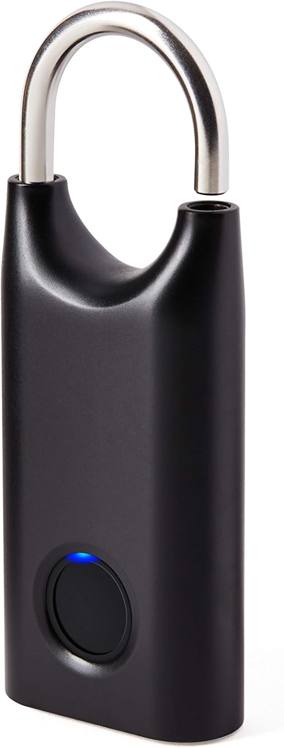 Lexon Nomaday Lock Biometric Fingerprints Padlock – Black – BigaMart
