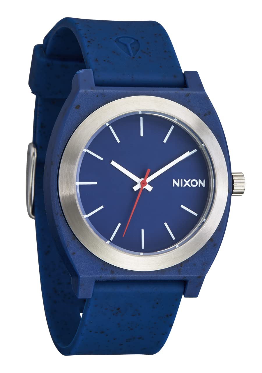 NIXON Time Teller OPP A1361-100m Water Resistant Unisex Analog Fashion Watch (40mm Watch Face, 20mm PU/Rubber/Silicone Band)