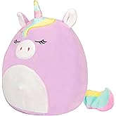 Squishmallows Original Large 16-Inch Sylvia The Purple Unicorn - Official Jazwares Pillow Plush - Collectible Soft Squishy Stuffed Animal Toy - Gift for Kids, Girls & Boys