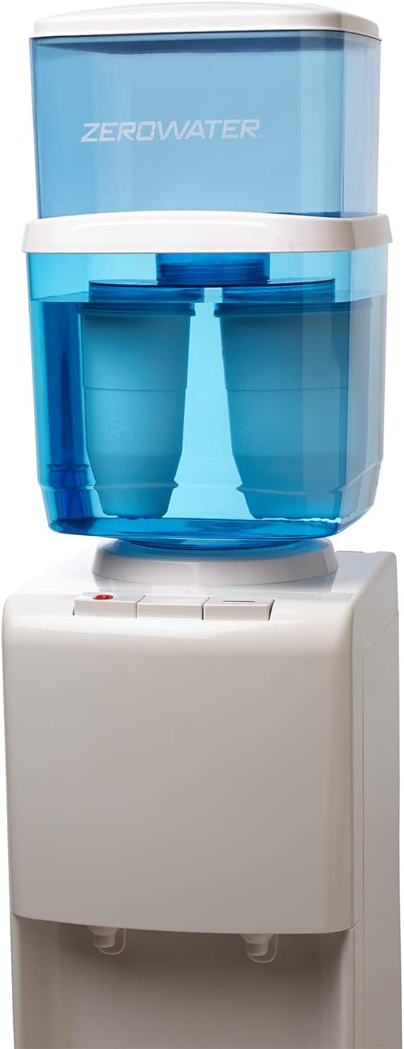 ZeroWater Refillable Filtered Water Cooler Jug, 5 Gallon