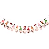 Christmas First Birthday Photo Banner, DIY Baby Face Birthday Banner Xmas Newborn to 12 Months Custom Face Banner Monthly Milestone Photograph Bunting Garland with Ribbon Bows, Girls Gingerbread Christmas 1st Bday Party Decorations