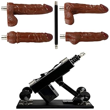 Gpan Sexmaschinen à Sexe Unisexe Leistungsstarkes Massagepaket Komplett automatisch Teleskopisch 5 zubehör