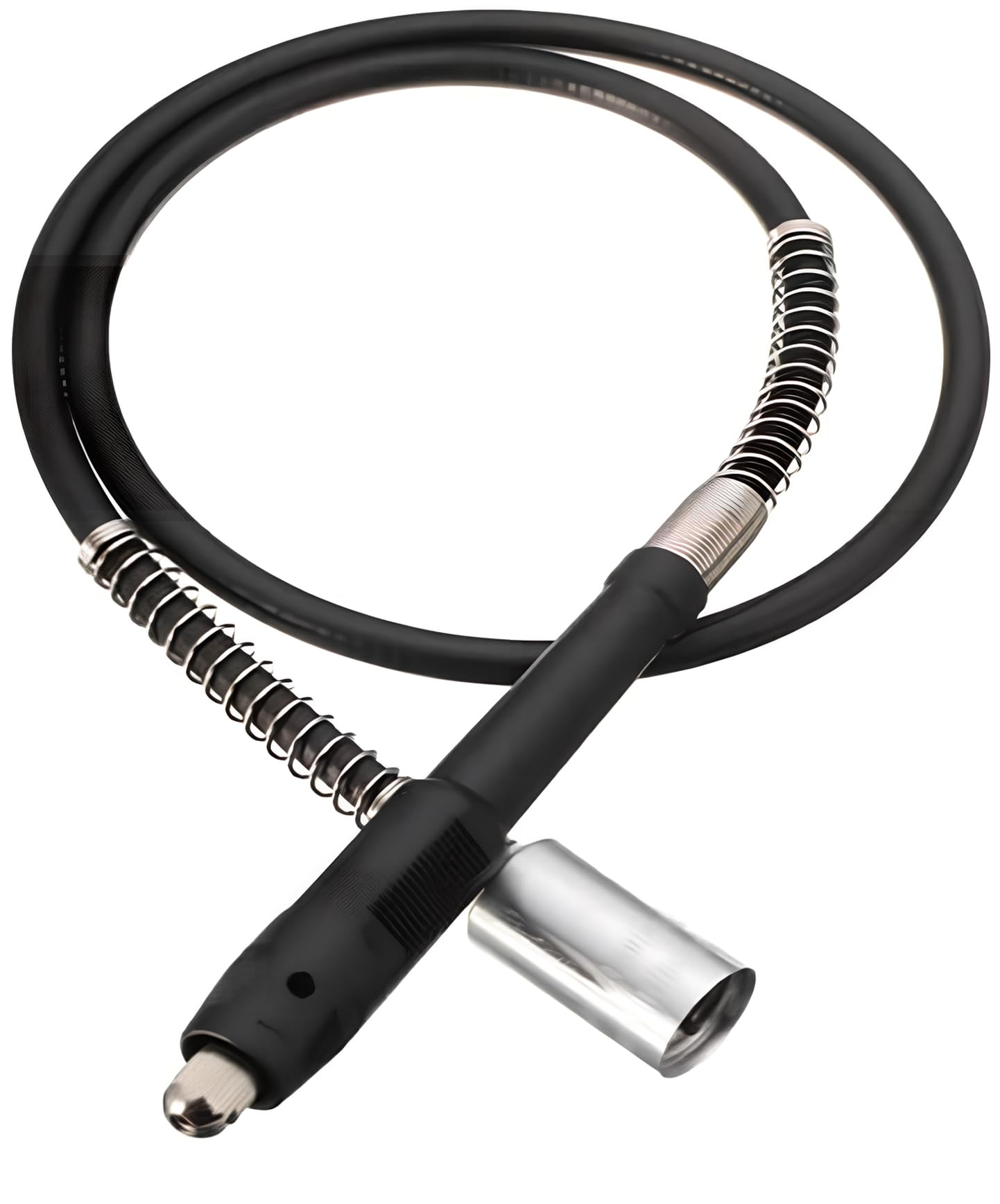 Chiloskit M19x2mm Grinder Flexible Drill Shaft Extension Keyless Chuck Compatible with Dremel Rotary Tool Accessory