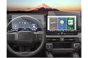 SXCY [4PCS Nano for 2026 Toyota RAV4 Screen Protector [XSE/Limited 12.9 Inch+12.3 Inch] for 2026 Toyota RAV4 Accessories Navi