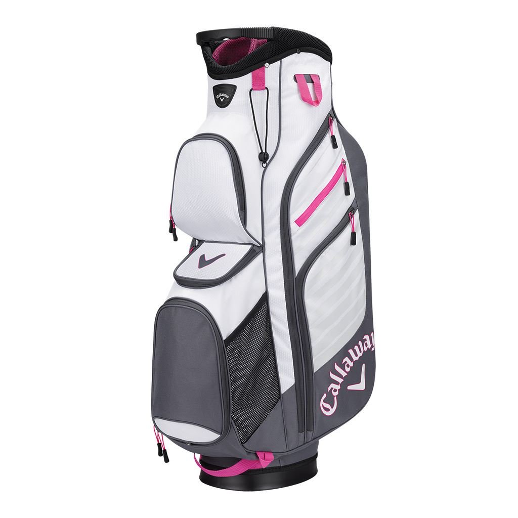 Callaway Golf Men's Chev Org Golf Club Bags, Grey/White/Pink, One Size