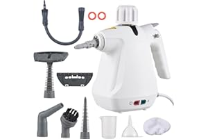 Decdeal Handheld Steam Cleaner, High Temperature Pressurized Steam Cleaning Machine for Kitchen Sofa Bathroom Car (C)