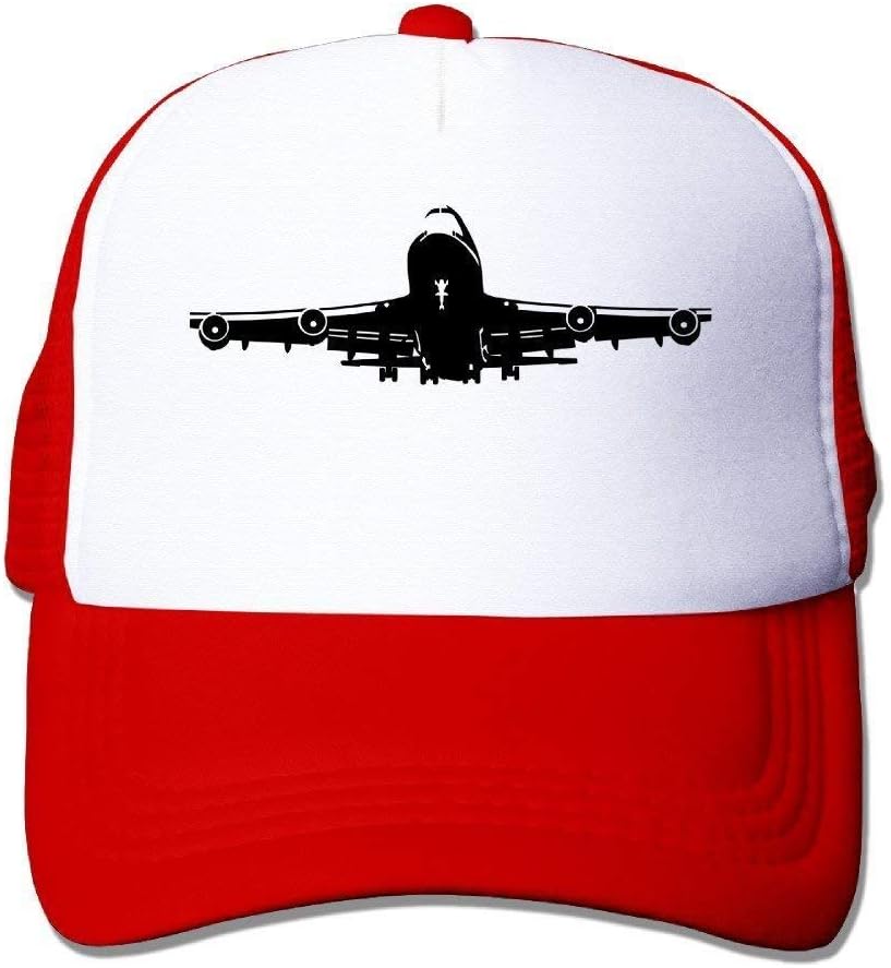 Boeing-747 Printed Hat Summer Mesh Cap with Adjustable Snapback Strap with 5 Colors