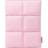 Comfyable Puffy Tablet Sleeve 7-8 Inch Compatible for iPad mini 7 2024 A17 Pro, Mini 6 2021 A15, Quilted Puffer Tablet Carrying Case for Women Men, Candy Pink