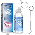 Provisional Teeth Repair Kit, DIY Play Dough（Solid）Simple-Provisional Fake Teeth Replacement Kit "4 Types of Accessories, Including Mouth Mirrors."Multi-Functional use.
