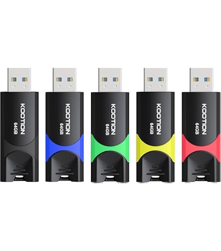 SunData Lot De 2 Clés USB 16 Go USB 2.0 - Mémoire Flash Avec LED | Stockage Données Portable