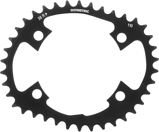 Osymetric Chainring Compact 110mm Bcd Black 110x52 Amazon Co Uk Sports Outdoors